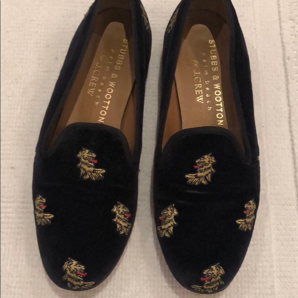 Stubbs and wootton x j.crew slipper shoes